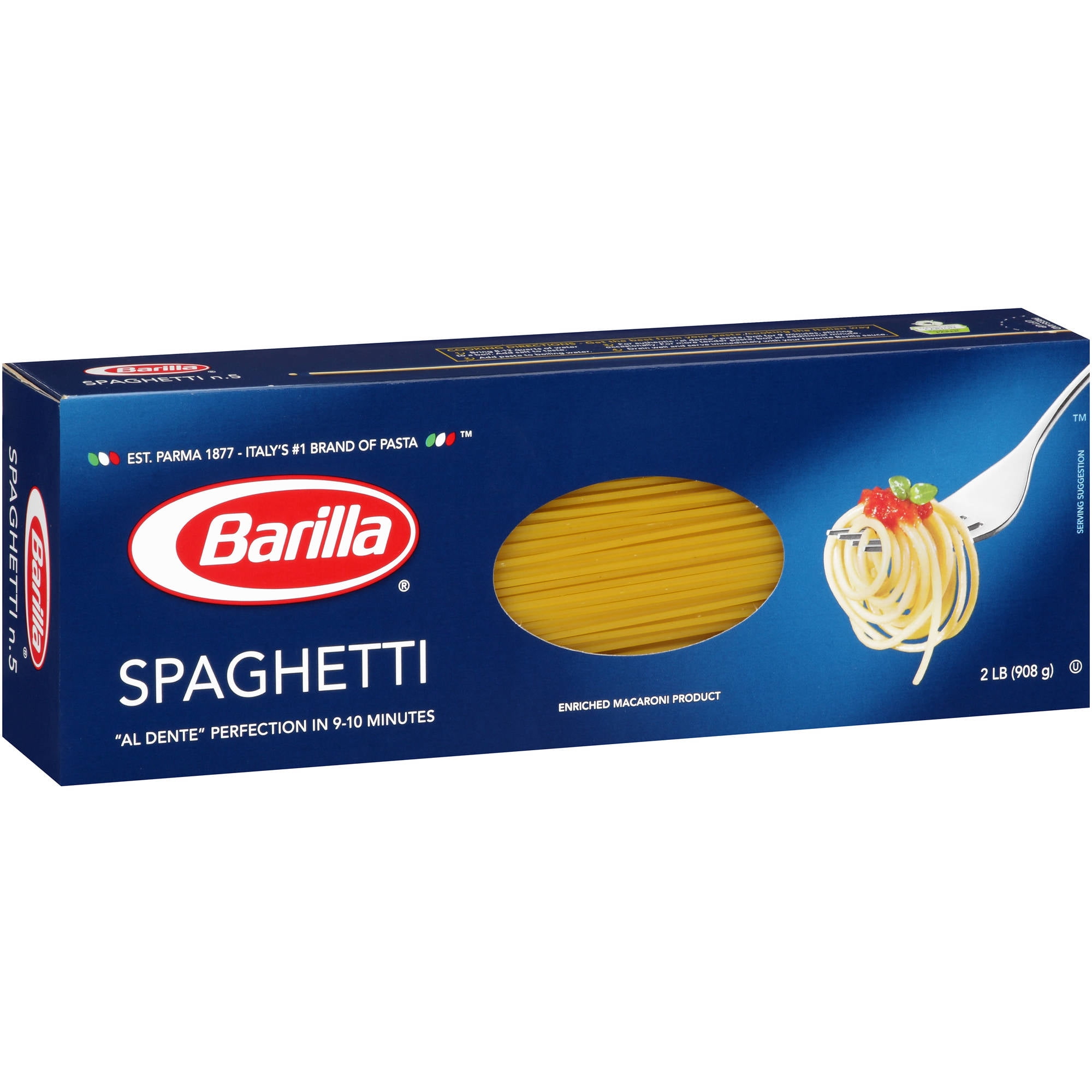 Barilla Spaghetti Pasta, 2 Lbs - Walmart.com