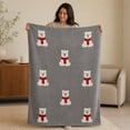 thumbnail image 4 of Ouuluon Soft Flannel Throw Blanket, 59x39 inch Cozy Cover for Bedroom and Living Room, 4 of 7