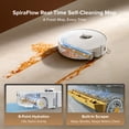 thumbnail image 5 of roborock Qrevo Curv series 2 Flow Robot Vacuum and Mop, SpiraFlow Real-Time Self-Cleaning Roller Mop, 20,000 Pa, Dual Zero-Tangle System, AI Obstacle Avoidance, Carpet Protection, 5 of 12