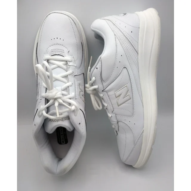 New Balance 577 Mens MW577WT White Walking Running Tennis Shoes Sneakers 11.5
