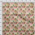 thumbnail image 4 of oneOone Cotton Silk Brown Fabric Plants Cactus With Flowers Sewing Craft Projects Fabric Prints By Yard 42 Inch Wide, 4 of 4