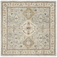 thumbnail image 2 of SAFAVIEH Aspen Stafford Floral Bordered Wool Area Rug, Moss/Ivory, 11' x 15', 2 of 8