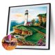 thumbnail image 1 of Cuadros Decorativos 5D DIY Diamond Painting Kits Full Square Drill Faro Jardín Mosaico Arte Tmvgtek embutido en tela, 1 of 8