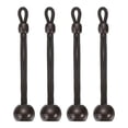 thumbnail image 1 of Uxcell 4 Pcs Blinds Bungee Tie Downs 3.7 Inch for Roller Blinds Shades Brown, 1 of 6