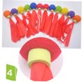thumbnail image 3 of Hytrove Kick Shuttlecock Chinese 4pcs NBR Random for Park Games, 3 of 7