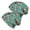 German Shepherd and Floral Blue, variant on French Bulldog and Tropical Green 2 Pack Slouchy Beanie Hat, Casual Daily Beanie with Stretchy Fabric & Soft Texture, Heat Retaining Gifts for Unisex Men Women