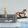 thumbnail image 2 of Figura De Caballo De La Virgen María, Escultura Artística Coleccionable De Resina, Adorno Decorativo Para Escritorio, Oficina, Coche, Sala De Estar, Decoración Del Hogar, 2 of 8