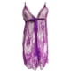 thumbnail image 2 of Stunning Sheer Lace Teddy, Split Front Bow Tie Lace Negligee, Women's Lingerie & Underwear, 2 of 5