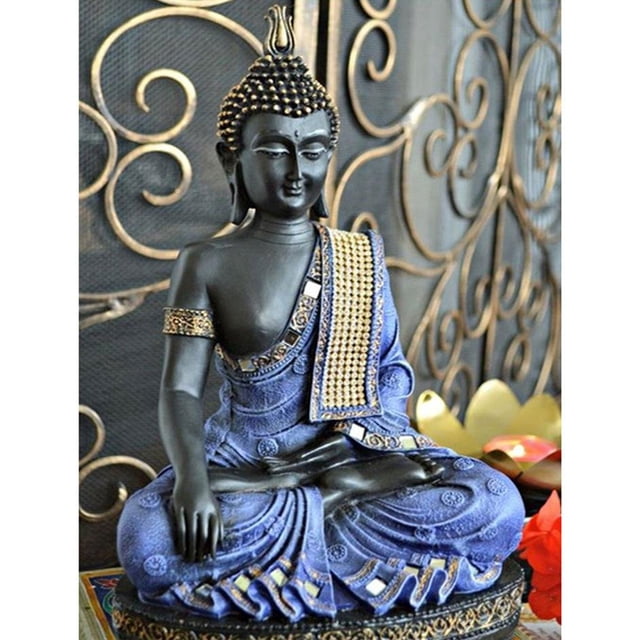 Cuadros Decorativos Punto de cruz completo 11CT algodón DIY estatua de Buda juegos de costura estampados hechos a mano JShteea Nuevos Originales