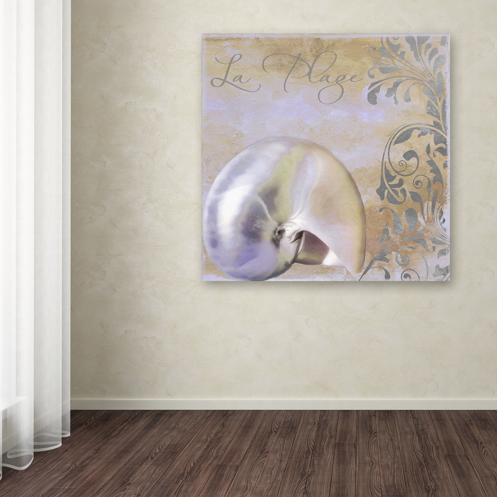 Trademark Fine Art "Painted Sea IV" Canvas Art by Color Bakery