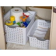 thumbnail image 3 of Sterilite Deep & Medium Ultra Plastic Storage Bin Organizer Basket Pair (6 Pack), 3 of 11