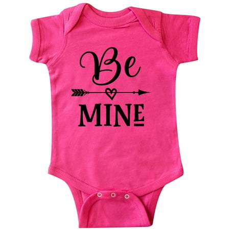 

Inktastic Valentines Day Be Mine Heart Gift Baby Boy or Baby Girl Bodysuit
