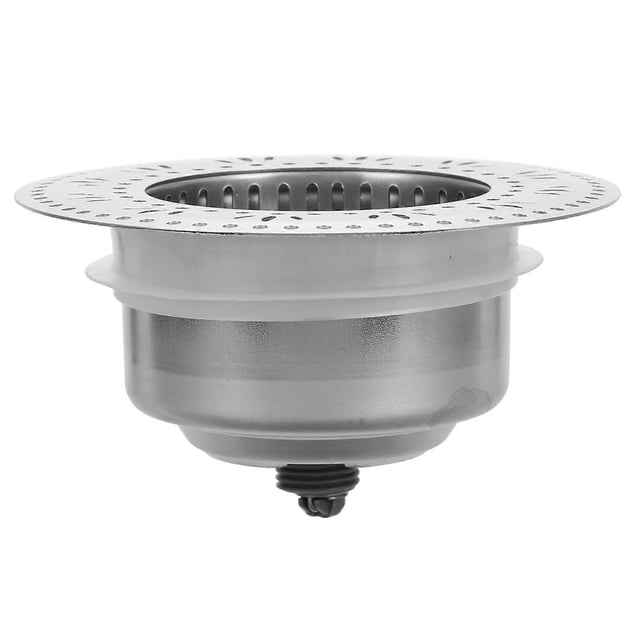 Kitchen Sink Drain Strainer and Stopper 1 Set Stainless Steel Anti Clogging Filter Basket for Kitchen Sink