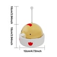 thumbnail image 2 of Interactive Cat Treat Dispenser Toy Cute Puzzle Feeder with Spring Wand Slow Feeder for Indoor Cats Kittens Enrichment Play, 2 of 3