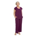 thumbnail image 4 of Women’s Pajamas in Bamboo Viscose (Bamboo Bliss) Cozy Sleepwear Set by Texere, 4 of 5