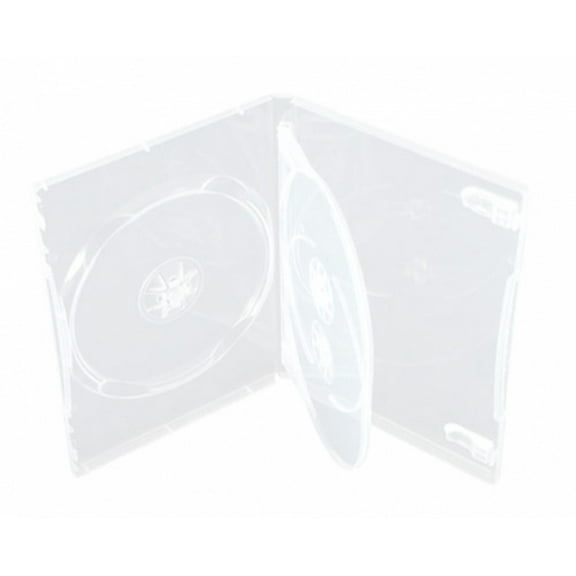 CheckOutStore 10 STANDARD Clear Triple 3 Disc DVD Cases