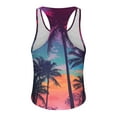 thumbnail image 3 of VBTAPA Mens Beach Tank Tops Palm Tree Graphic Sleeveless Shirts for Men Summer Vacation Gym Running Workout Tank Top Blue XXL, 3 of 4