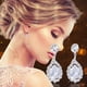 thumbnail image 1 of Pendientes para mujer, regalos para mujer, 1 par de pendientes de aleación con forma de gota y cristales de imitación, joyería, paño de cocina., 1 of 5