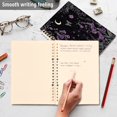 thumbnail image 4 of FORMRS 1-Subject Spiral Notebook 8" x 5" College Ruled 60 Refillable Sheet A5 Hard Cover, Gothic Floral Print, 4 of 7