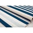 thumbnail image 5 of Isaac Mizrahi Jaxon CM10A Nautical Navy Geometric Contemporary Blue Area Rug, 2'6" x 8', 5 of 6