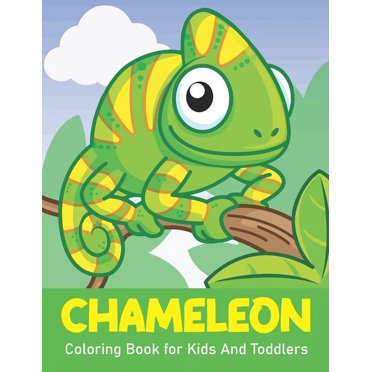 Chameleon Coloring Book (NEW &amp; EXPANDED) : Wonderful Chameleon Coloring ...
