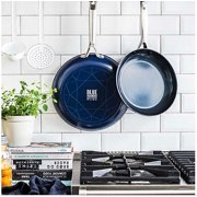 Blue Diamond Nonstick Ceramic 2-Piece Frying Pan Set in Blue
