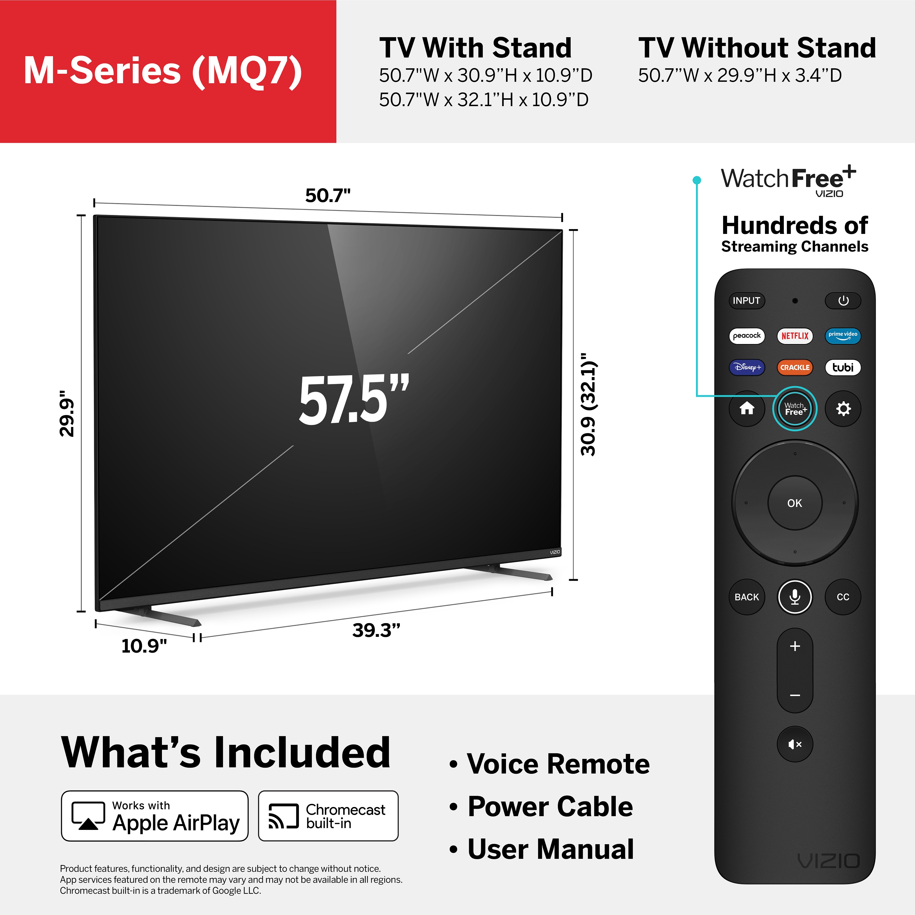 VIZIO 58" Class M7 Series 4K QLED HDR Smart TV M58Q7-J01 - image 5 of 24