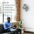 thumbnail image 5 of Lasko 16” 3-speed Oscillating Wall-Mount Fan, White, M16900, New, 5 of 14