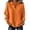 Orange, variant on Guluxicc Women's Ribbed Knit Sweaters V Neck Collared Long Sleeve Casual Solid Casual Sweaters for Everyday Fall Winter Pullover