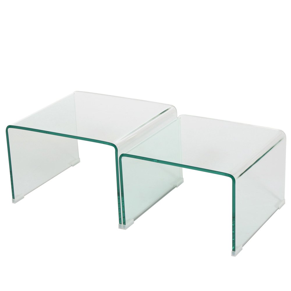 Everson Tempered Glass Nesting Tables