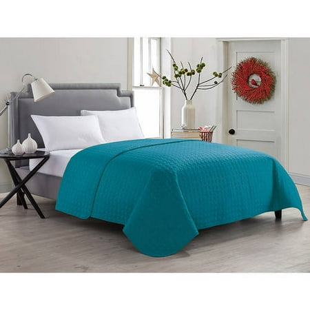 VCNY Home Jackson Geometric Circle-Stitched Bedding Quilt, Multiple Colors Available