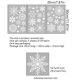 thumbnail image 3 of Pegatinas estáticas decorativas para ventanas Sincero con patrón de estrellas de copos de nieve, 3 of 5