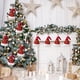 thumbnail image 5 of xihome Set de 26 adornos navideños para rbol de Navidad, personalizados para hacer t mismo, con colgante de gorro de Pap Noel rojo para decoracin navideña del hogar., 5 of 6