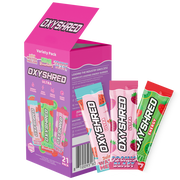 EHP LABS OxyShred Energy & Fat Burner Pre-Workout Powder Sticks, On-the-Go Variety Pack, 21 Count