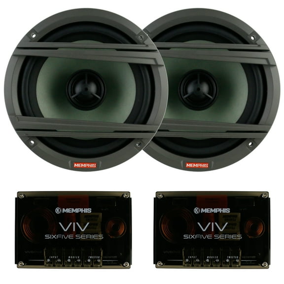 Memphis Audio VIV60V2 SIX FIVE Series 6-1/2" 2-Way Coaxial Speakers