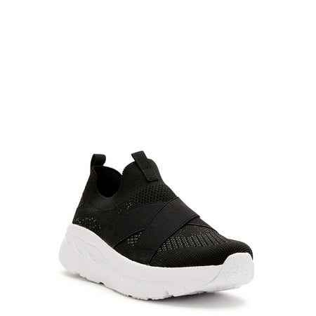 

Athletic Works Women s Comfort Crossband Slip On Sneaker