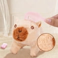 thumbnail image 6 of Lovely Capybara Electric Plush Pet Toy Indoor Entertainment Toy (Pink Capybara), 6 of 10