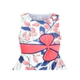thumbnail image 5 of 2 Pieces Girls Dress Hat Colorful Leaf Party Holiday 7-8 Years, 5 of 8