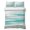Teal Gray, variant on Queen Quilt Set 90''x96'', Anchor Gray Lightweight Bedspread Coverlet Set with 2 Pillow Shams, Modern Navy Blue White Striped Nautical Breathable All Season Quilt Bedding for Bedroom/Guest Room