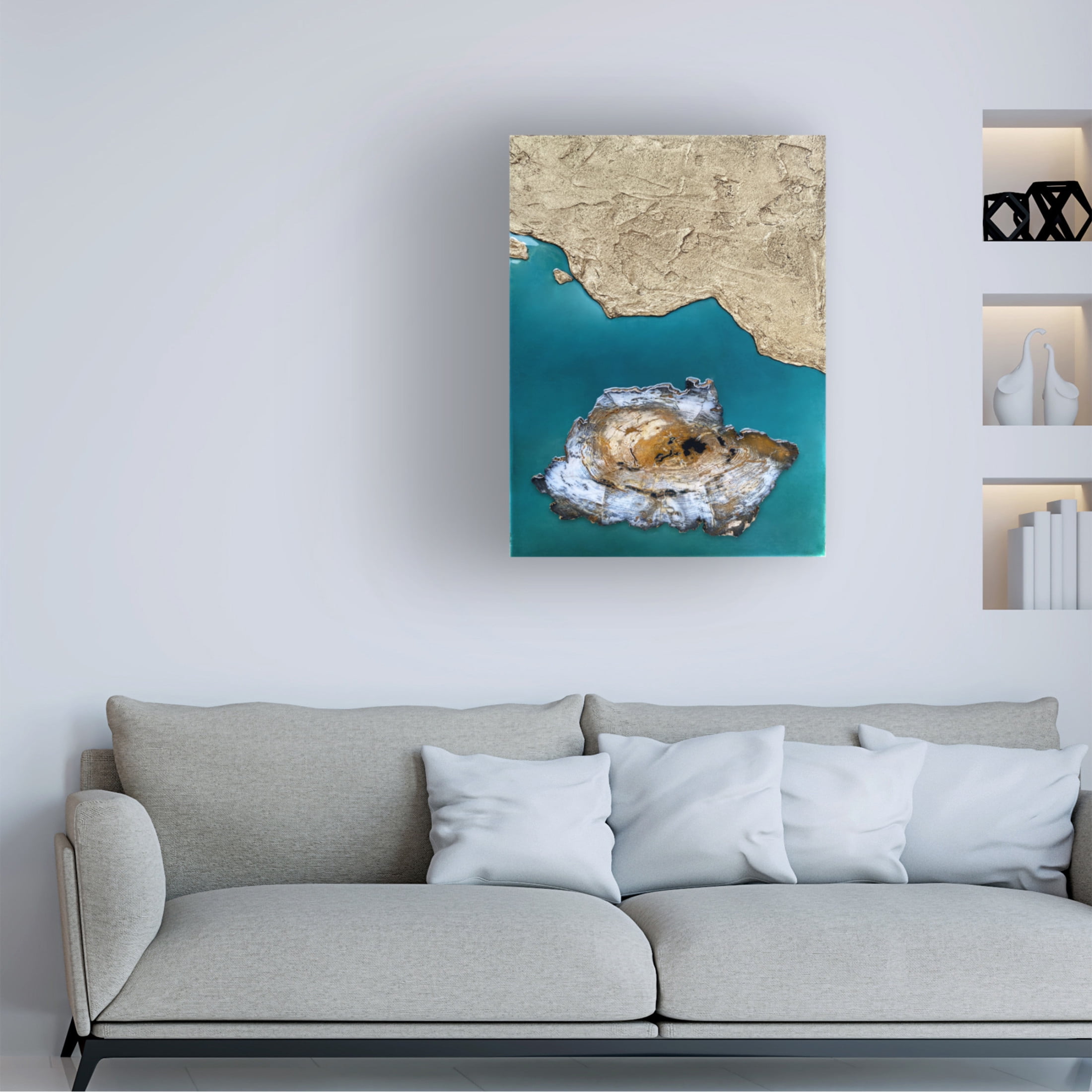 Trademark Fine Art Alyson Storms Elemental Earth Canvas Wall Art
