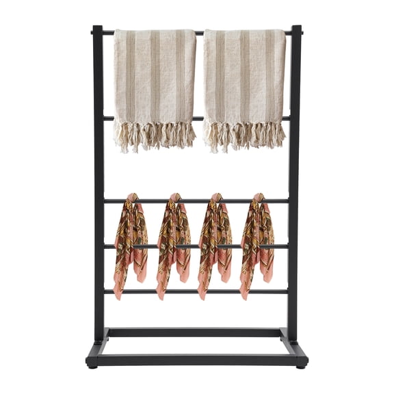 5 Tier Ribbon Holder Organizer Rack Ribbon Display Stand Rack Craft Rack Storage Shelf for Craft Room Cake Shop Flower Store