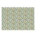 thumbnail image 1 of Dutch Cutting Board, Floral Arrangement with Colorful Doodle Blooming Tulips on Pale Green Background, Decorative Tempered Glass Cutting and Serving Board, Large Size, Multicolor, by Ambesonne, 1 of 1