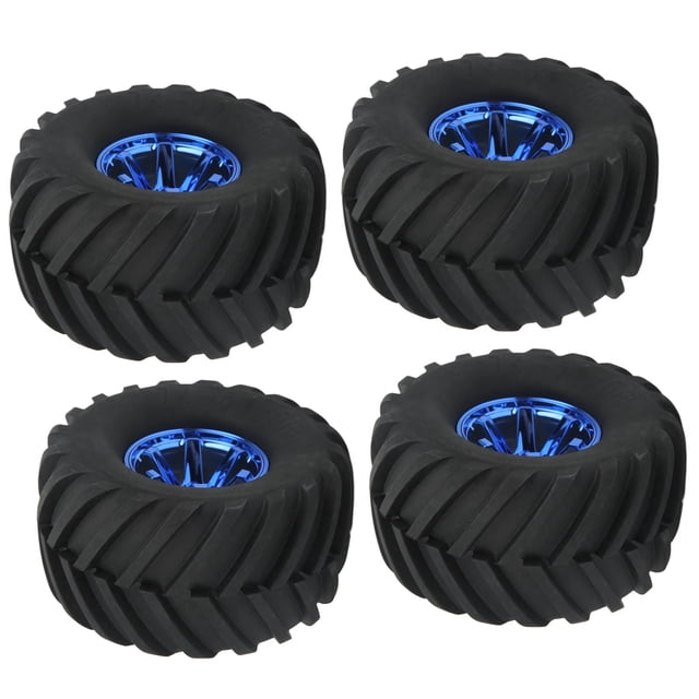 Neumáticos de goma NikouMX para camiones Monster 4 piezas escala 1/10