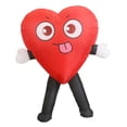 thumbnail image 2 of Este disfraz inflable en forma de corazón presenta un diseño humorístico, lo que lo hace Travieso, 2 of 9