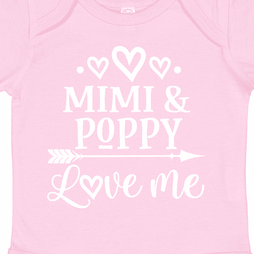 Inktastic Mimi and Poppy Love Me Baby Clothes Boys or Girls Baby Bodysuit