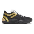 thumbnail image 1 of PU & MA Trc Blaze Court Basketball Mens Black, Gold Sneakers Athletic Shoes 376582, 1 of 6