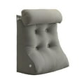 thumbnail image 1 of CJiaWei Reading Bed Resting Pillow Arc Shaped Raised Backrest Headrest Shaped Modern Cushion Supporting Reclining Pillow Used For Decorating Sofas Beds And Windows 45x55cm, 1 of 4