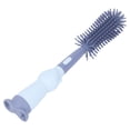 thumbnail image 4 of Juego de cepillos de silicona 3 en 1 para biberones de niños, limpiador de tetinas sin BPA, cepillo limpiador de biberones de leche, color azul, 4 of 14