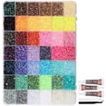 thumbnail image 1 of Mixed Color AB Resin Flatback Rhinestones Rhinestones For DIY Crafts Nails Clothes & Phone Decor（10ml）, 1 of 7