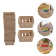 thumbnail image 4 of unbranded 40Ud Cesta Beige De Papel Pulp Para Y Verduras Con Estilo Rústico Y Funcional, 4 of 6